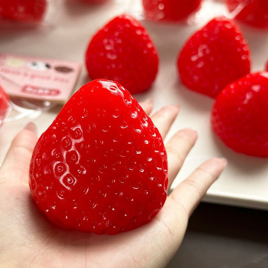 Realistic Strawberry Squishy