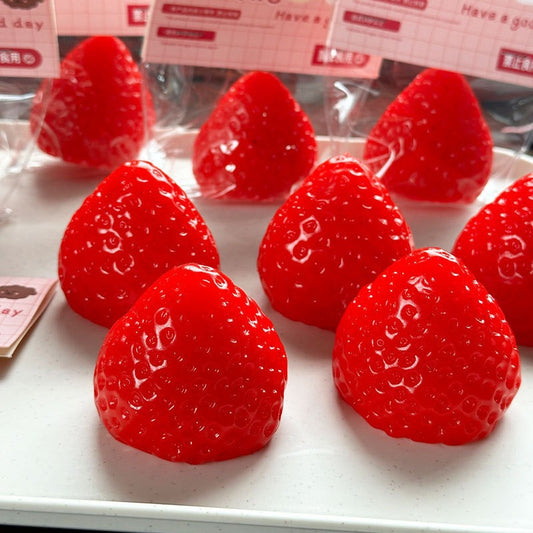 Realistic Strawberry Squishy