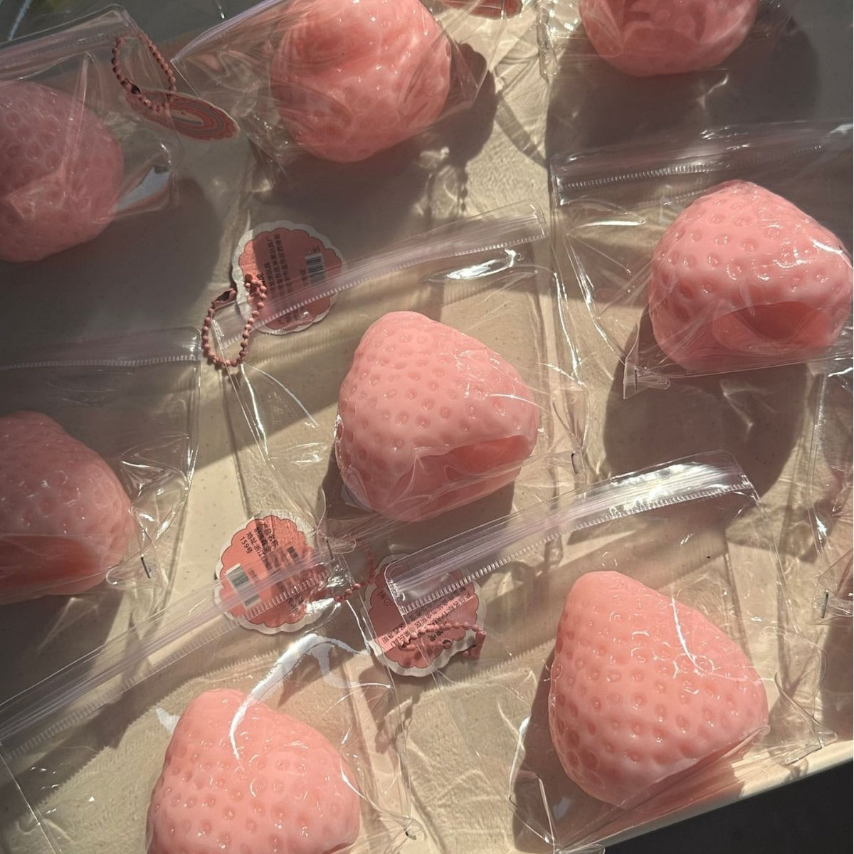 Realistic Strawberry Squishy